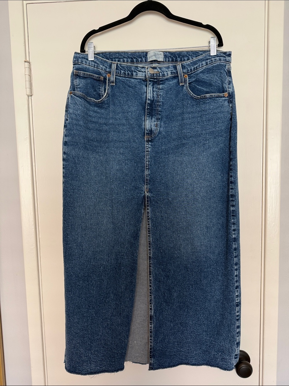 Target Universal Thread denim maxi skirt